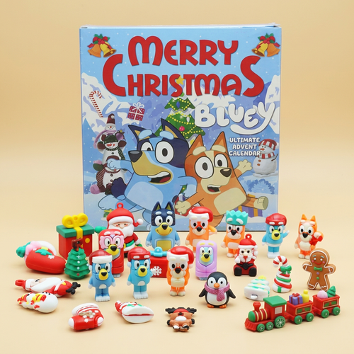 Cartoon Puppy Advent Calendar (Blue)