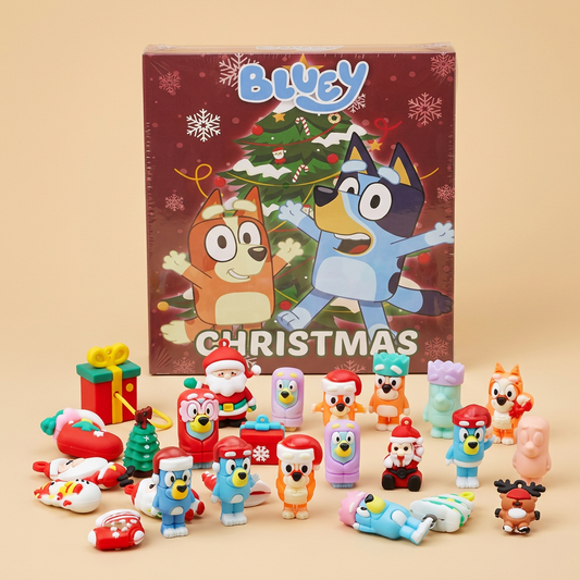 Cartoon Puppy Advent Calendar (Red)